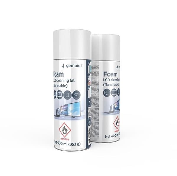 Rengöringssats LCD-skum 400ml/ck-LCD-08, Gembird