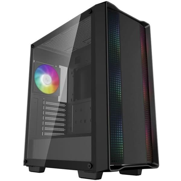 PC-fodral - DEEPCOOL - CC560 ARGB V2 (svart) - Medium tower - ATX-format - Optimerad luftcirkulation