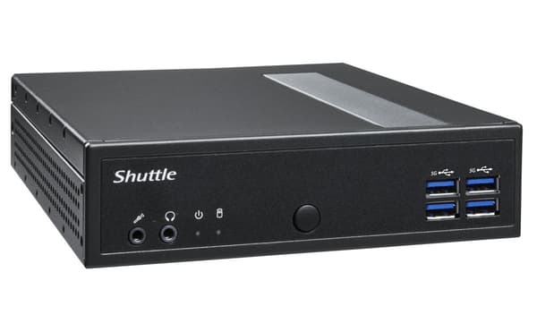 Shuttle XPC slim DL30N Slim-PC Intel N100 0GB No-OS Shuttle Svart