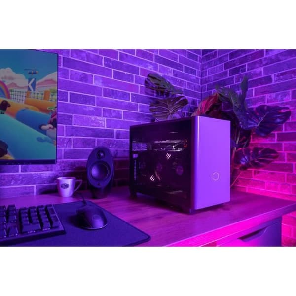 PC-fodral - COOLER MASTER - NR200P MAX ITX - STRÖMFÖRSÖRJNING 850W - VATTENKYLNING 280 ingår