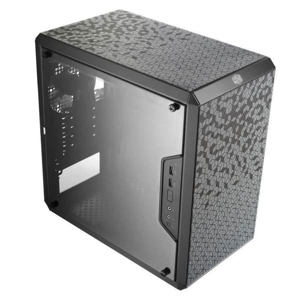 COOLER MASTER LTD PC CASE MasterBox Q300L - Svart - Härdat glas - Micro ATX-format (MCB-Q300L-KANN-S00)