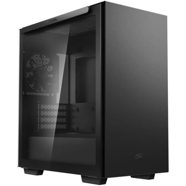 DEEPCOOL Macube 110 Black - Box utan strömförsörjning - Mini tower - Micro-ATX-format Svart