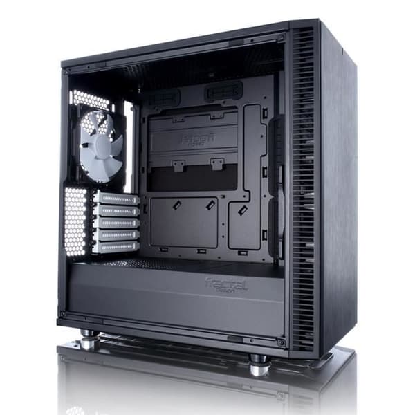 FRACTAL DESIGN PC CASE Define Mini C - Medium Tower - Svart - Micro ATX Format (FD-CA-DEF-MINI-C-BK)