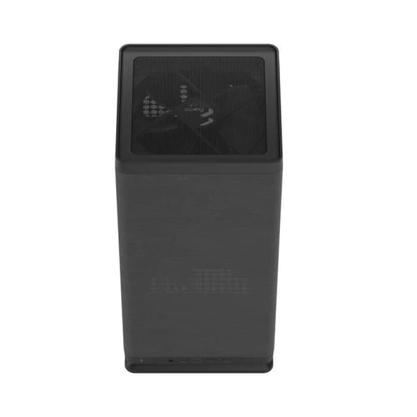 PC-fodral - FRACTAL DESIGN - Mood Black - m-ITX - 1 180 mm fläkt, USB3.1 Typ C