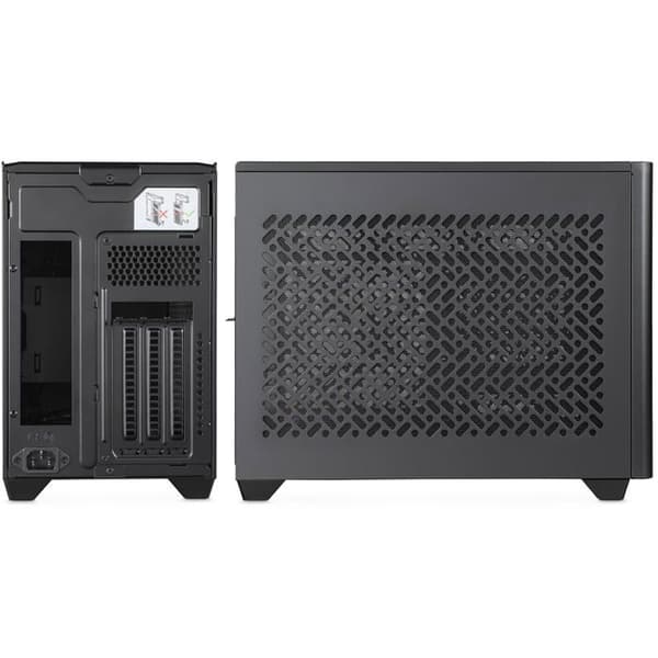 Cooler Master MasterBox NR200P V2 Mini ITX-fodral - Glassidopanel, Vertikal GPU-layout, PCIe 4.0 x16 Riser-kabel,