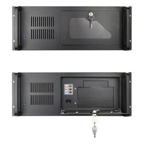 TooQ RACK-406N-USB3 19" 4U ATX-fodral Svart