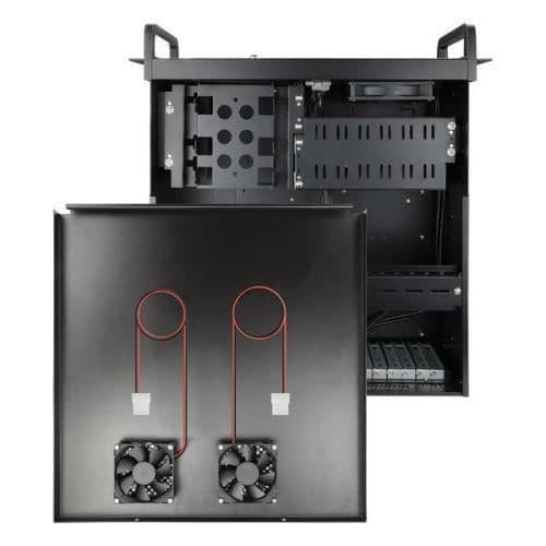 TooQ RACK-406N-USB3 19" 4U ATX-fodral Svart
