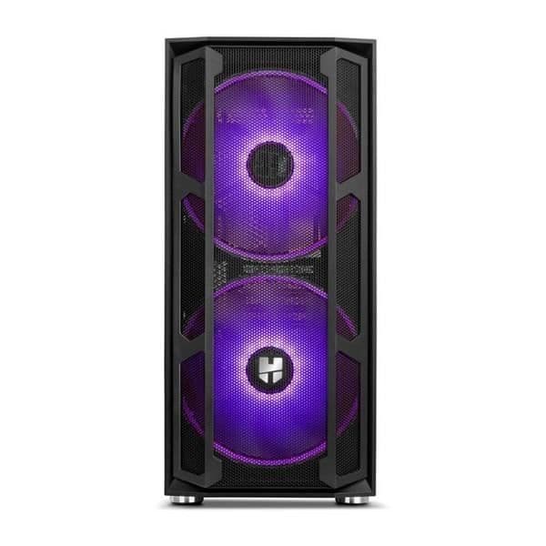 Half Tower Case Micro ATX - Mini ITX - ATX NOX NX Hummer Nova RGB Ø 20 cm Svart