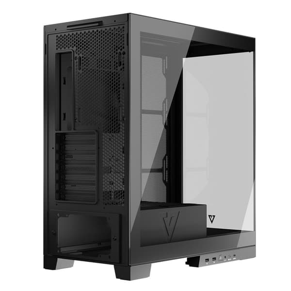 MODECOM Volcano SPACE MIDI USB 3.0 X 2 CYPE-C Svart