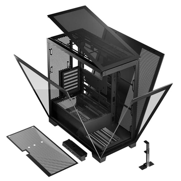 MODECOM Volcano SPACE MIDI USB 3.0 X 2 CYPE-C Svart