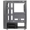 Miniatyrbild 5 av 6: Aerocool DELTABKV1 ATX PC-fodral RGB Front Helt sidofönster 12cm Fläkt Svart