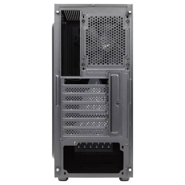 Aerocool DELTABKV1 ATX PC-fodral RGB Front Helt sidofönster 12cm Fläkt Svart