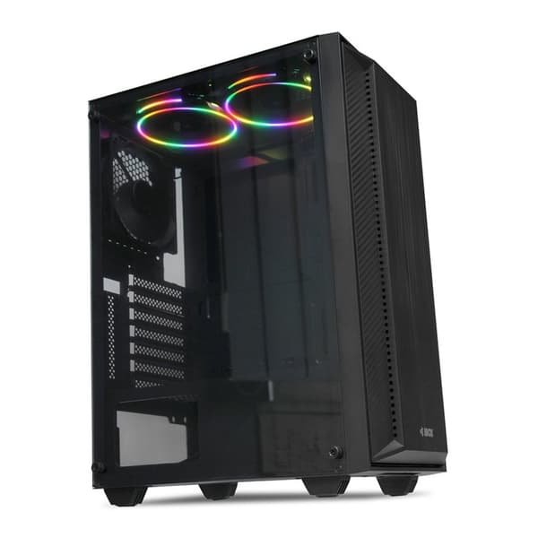 iBox CETUS 906 Midi Tower Svart Svart