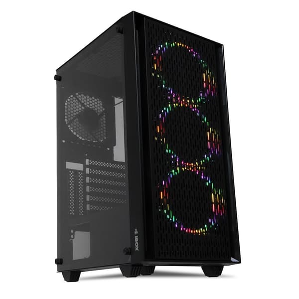 I-BOX CETUS 903 Midi Tower ATX-fodral Svart