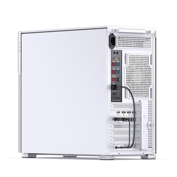 Jonsbo D41 MESH Screen ATX-chassi, härdat glas - vit