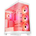 Miniatyrbild 4 av 9: Modecom Volcano SPACE APEX ARGB MIDI Midi Tower Vit