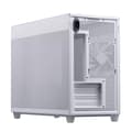 Miniatyrbild 5 av 8: ASUS AP201 PRIME CASE TG WHITE Mini Tower