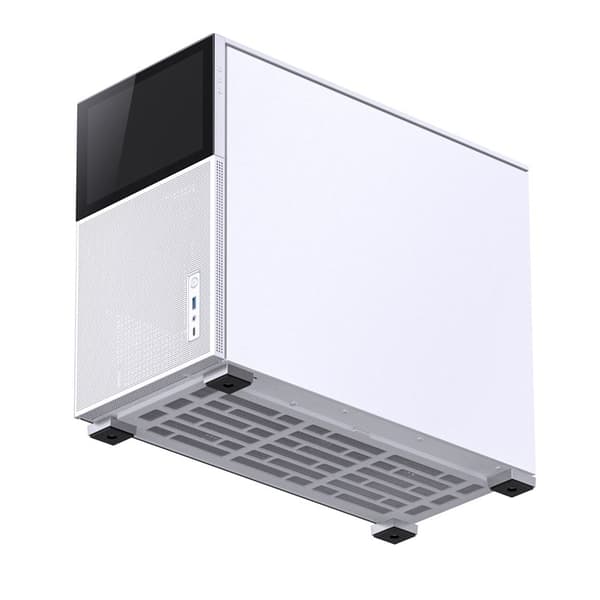 Jonsbo D31 MESH Screen Micro-ATX-chassi, härdat glas - vit