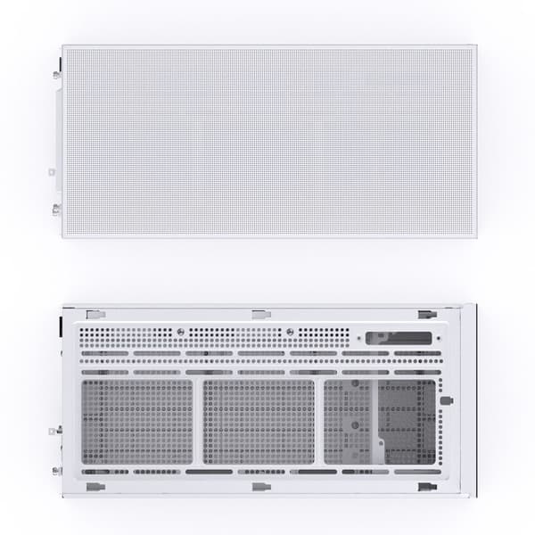 Jonsbo D31 MESH Screen Micro-ATX-chassi, härdat glas - vit