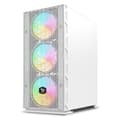 Miniatyrbild 3 av 8: SAVIO Raptor White X1 ARGB Glas/Mesh Vitt Datorchassi