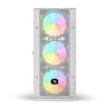 Miniatyrbild 4 av 8: SAVIO Raptor White X1 ARGB Glas/Mesh Vitt Datorchassi