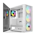 Miniatyrbild 7 av 8: SAVIO Raptor White X1 ARGB Glas/Mesh Vitt Datorchassi