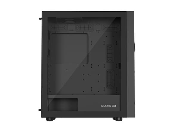 GENESIS DIAXID 605F MIDI TOWER CASIET MED USB-C VINDUE SORT