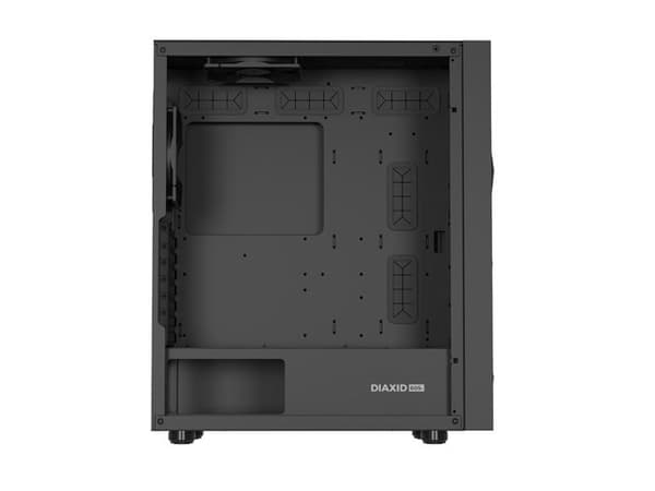 GENESIS DIAXID 605F MIDI TOWER CASIET MED USB-C VINDUE SORT