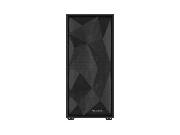 GENESIS DIAXID 605F MIDI TOWER CASIET MED USB-C VINDUE SORT