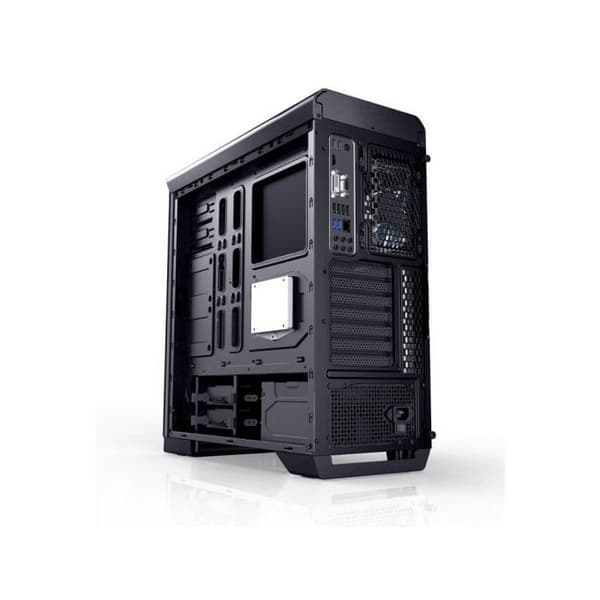 NOX Hummer ZX Black ATX Midi Tower PC-fodral utan strömförsörjning - 5 interna fack - 2 USB 2.0-portar