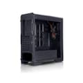 Miniatyrbild 4 av 5: NOX Hummer ZX Black ATX Midi Tower PC-fodral utan strömförsörjning - 5 interna fack - 2 USB 2.0-portar