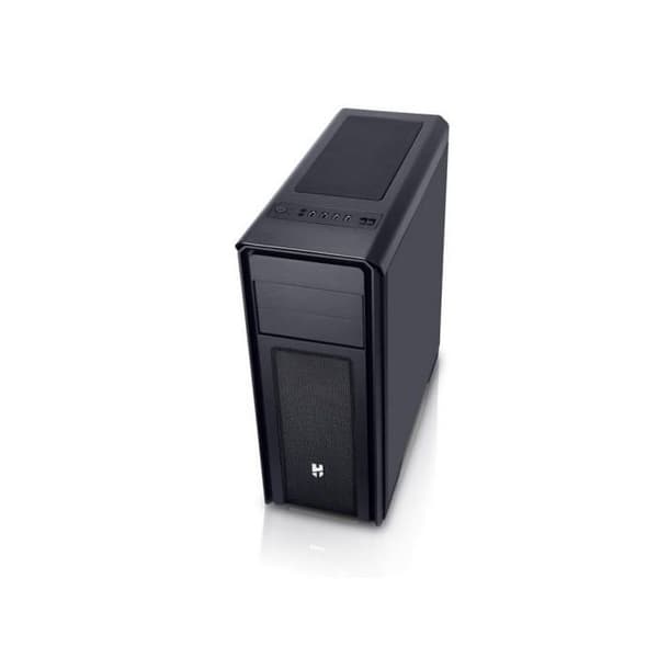 NOX Hummer ZX Black ATX Midi Tower PC-fodral utan strömförsörjning - 5 interna fack - 2 USB 2.0-portar