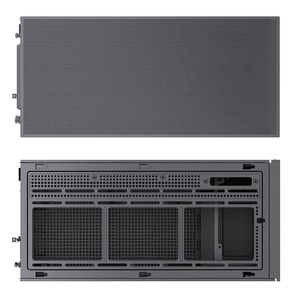 Jonsbo D41 MESH Skärm ATX härdat glas - svart