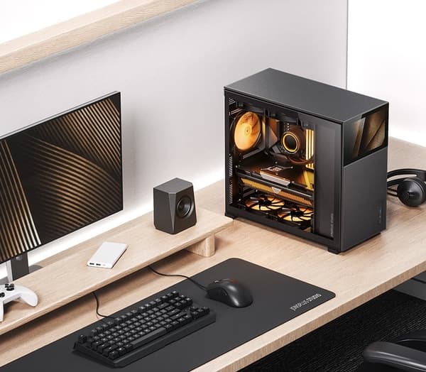 Jonsbo D41 MESH Skärm ATX härdat glas - svart