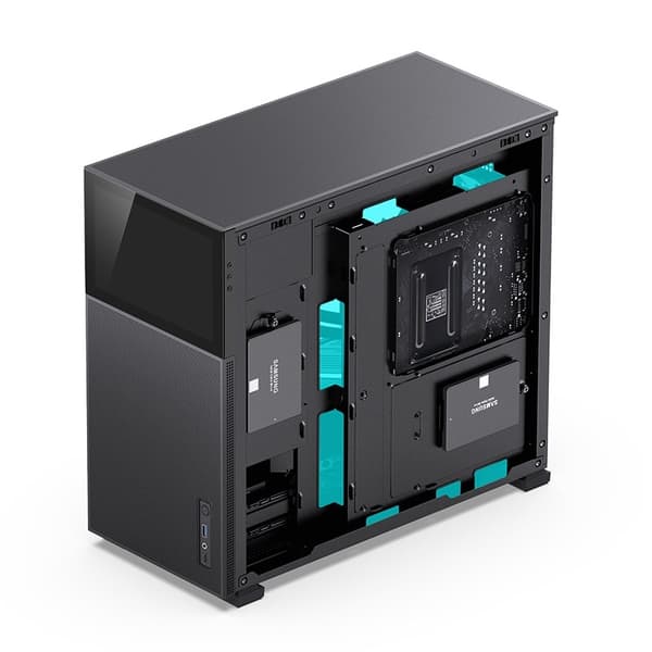 Jonsbo D41 MESH Skärm ATX härdat glas - svart