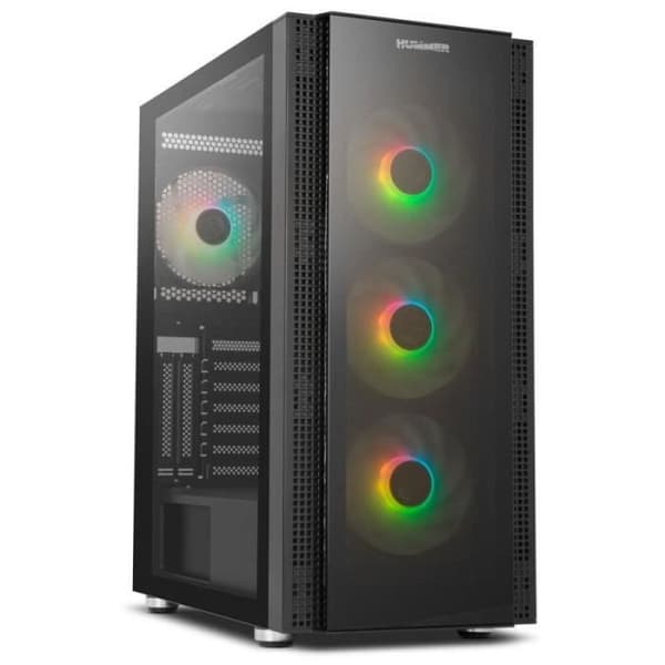 NOX Hummer Horus ARGB Semi-Tower ATX Fodral Svart E-ATX Svart