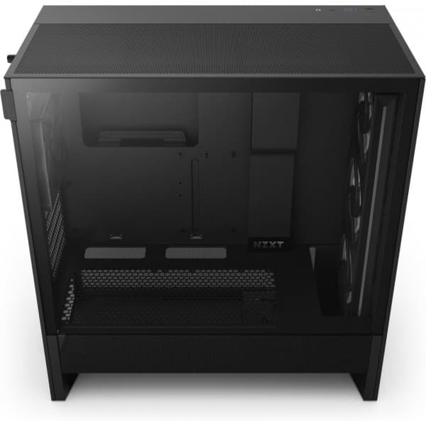 NZXT H5 Flow RGB (2024) ATX-chassis med vindue, sort