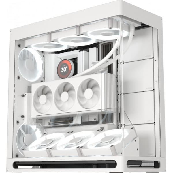 HAVN HS 420 VGPU E-ATX-chassi, hvid Hvid