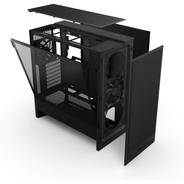 NZXT H5 Flow (2024) ATX-chassi med fönster, svart