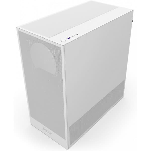 NZXT H5 Flow (2024) ATX-chassi med fönster, vit