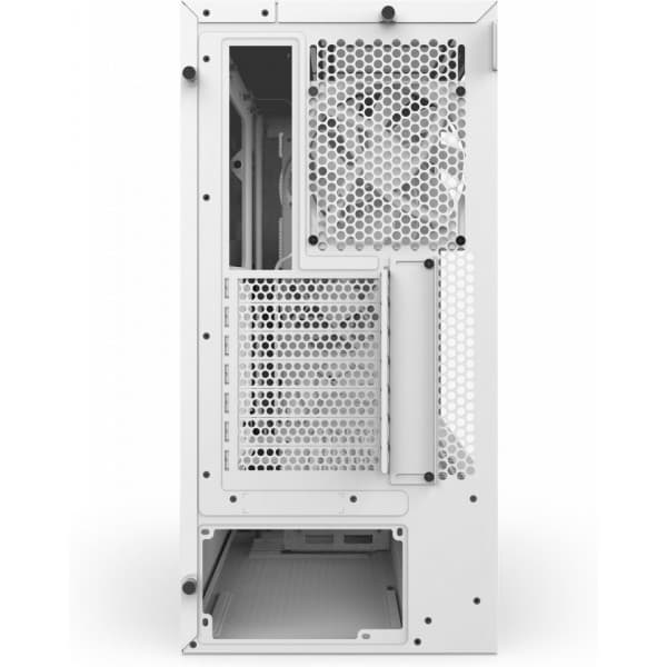 NZXT H5 Flow RGB (2024) ATX-chassi med fönster, vit