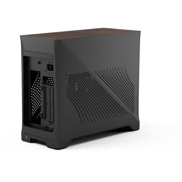 PC-fodral - FRACTAL DESIGN - Era 2 Charcoal - m-ITX, 2 120 mm fläktar, USB3.1 Typ C, PCIe 4.0 riser-kort