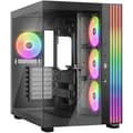 Miniatyrbild 1 av 4: Modern design med RGB-belysning, glaspaneler, ATX-kompatibel, medium tornformat.
