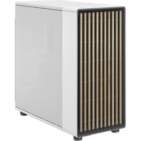 PC-fodral - FRACTAL DESIGN - North XL Kritvit - FD-C-NOR1X-03 - E-ATX - Elegant design av trä och legeringar