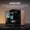 Miniatyrbild 2 av 2: PC-fodral - CORSAIR - 2500X - Small Tower mATX - Härdat glas - Dubbelkammare - Effektiv kylning