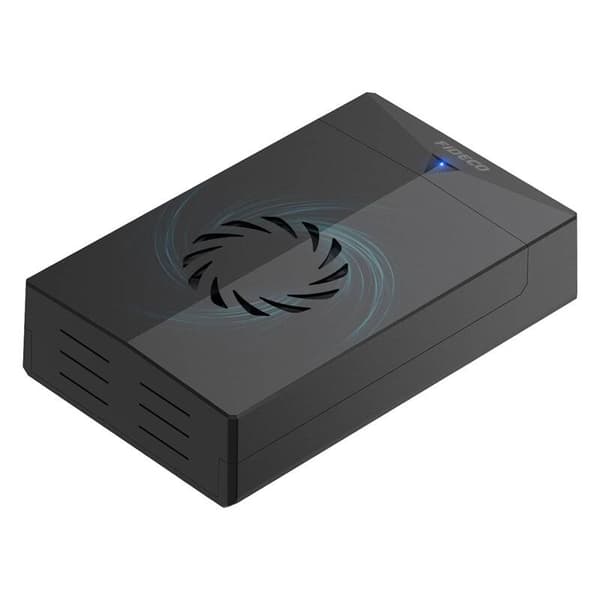 FIDECO P3U HDD/SSD-kabinet (USB 3.0, SATA 2.5"/3.5", blæser)