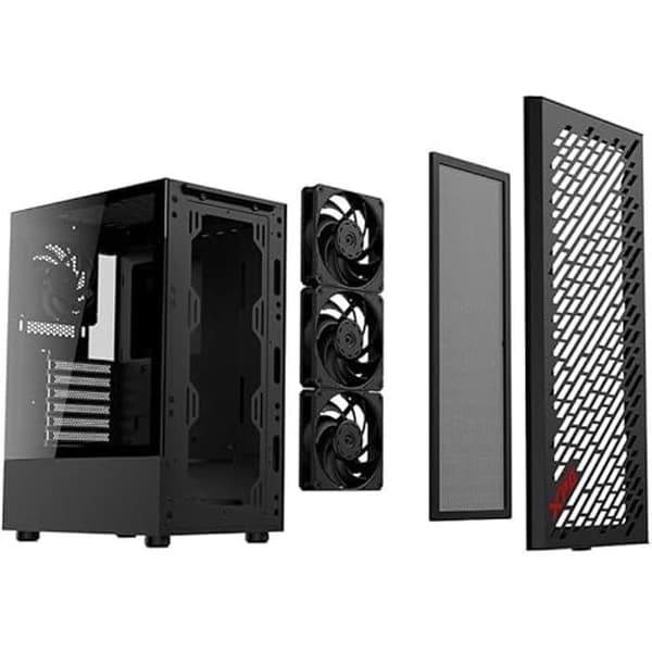 Midi Tower - ADATA - XPG Valor AIR - Vit - ATX - Härdat glas