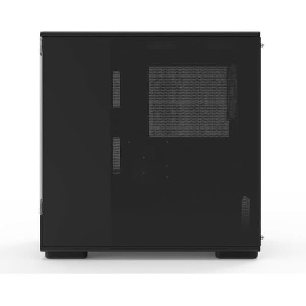 Mini Tower PC-fodral utan strömförsörjning - ZALMAN P10 (svart) - Micro ATX/Mini-ITX - 1x120mm A-RGB - USB-C/3.0/HD Audio - Härdat glas