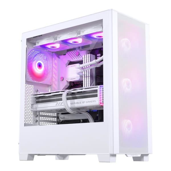 Phanteks Midi Tower Phanteks XT Pro Ultra-härdat glasfönster, D-RGB - vitt fodral, spelfodral, vitt pc-fodral Vit