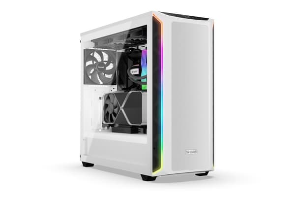 var tyst! Shadow Base 800 DX White Midi Tower